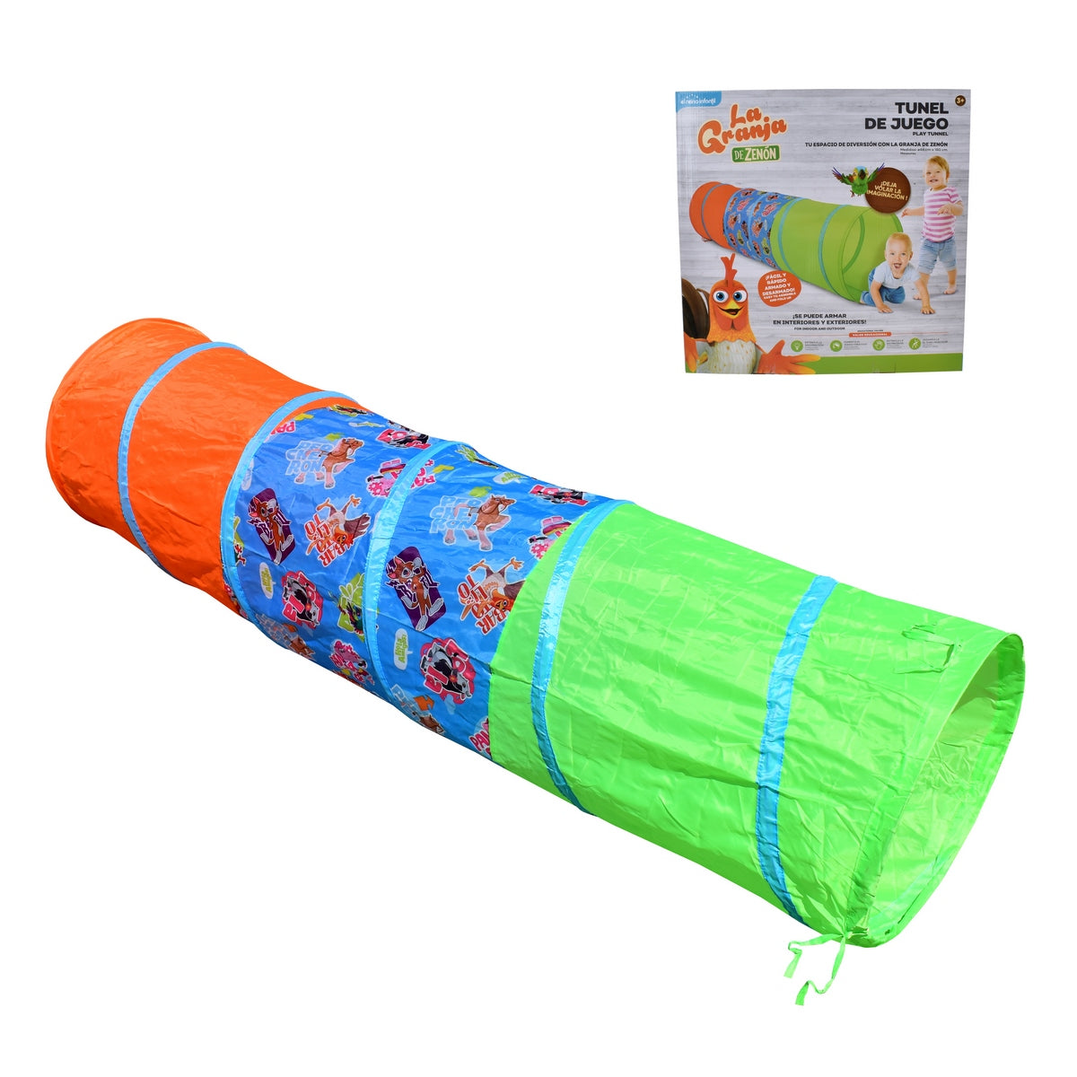 Tunel 170 Cms La Granja De Zenon Categoría: Actividades y estímulos Tipo producto: Juguetes educativo